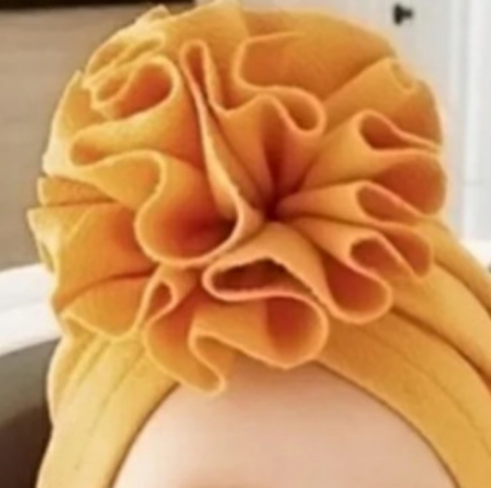 Toddler flower turban
